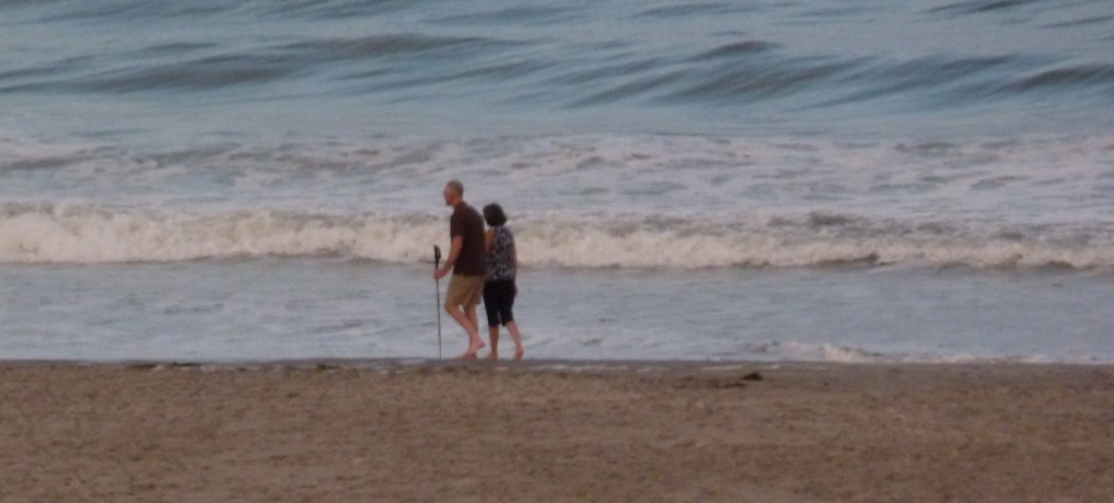 Three miles of beach