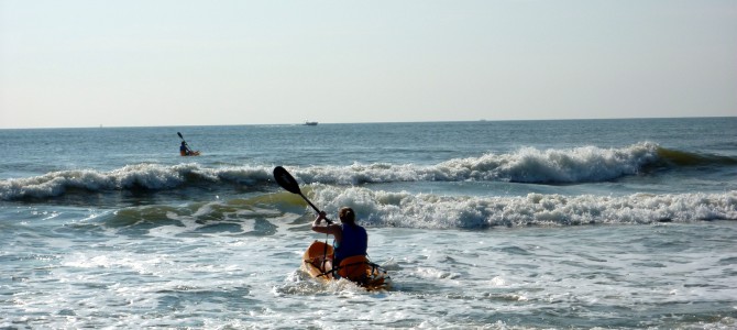 Braving the breakers